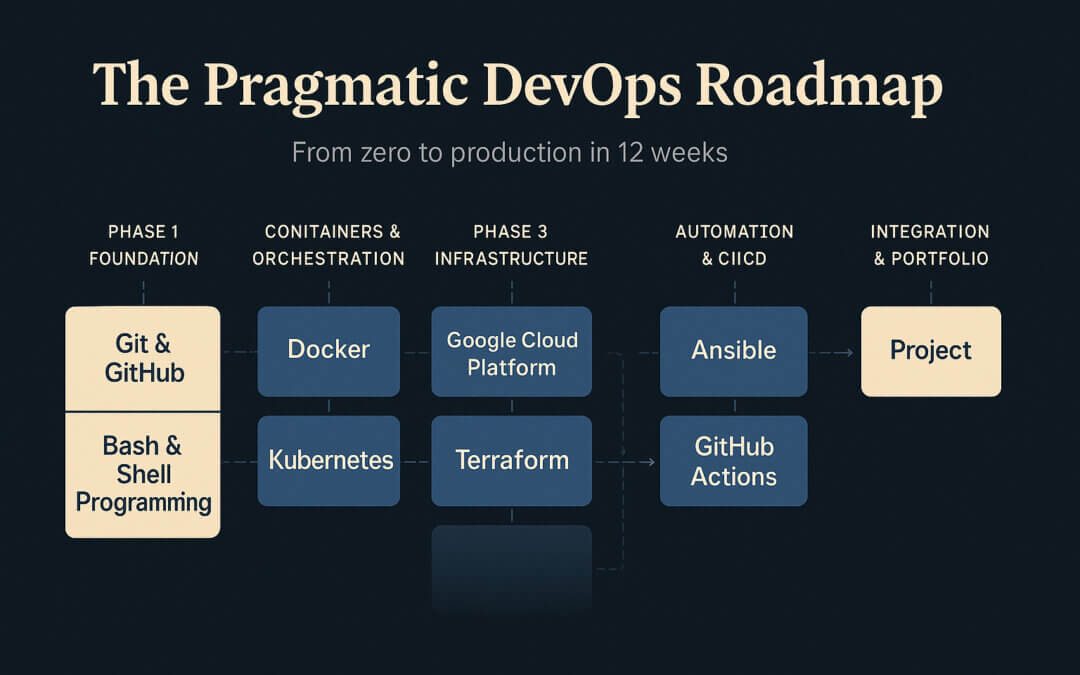 🛠️ The Pragmatic DevOps Roadmap: From Zero to Production in 12 Weeks