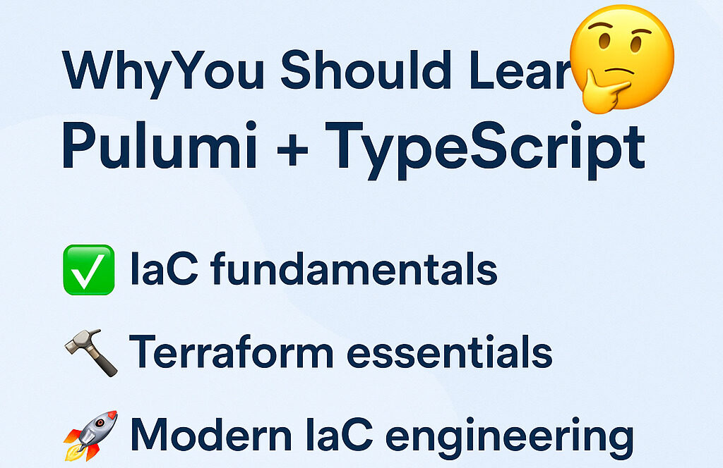 Infrastructure as Code for Beginners: Why You Should Understand Terraform – but Take Pulumi with TypeScript Seriously