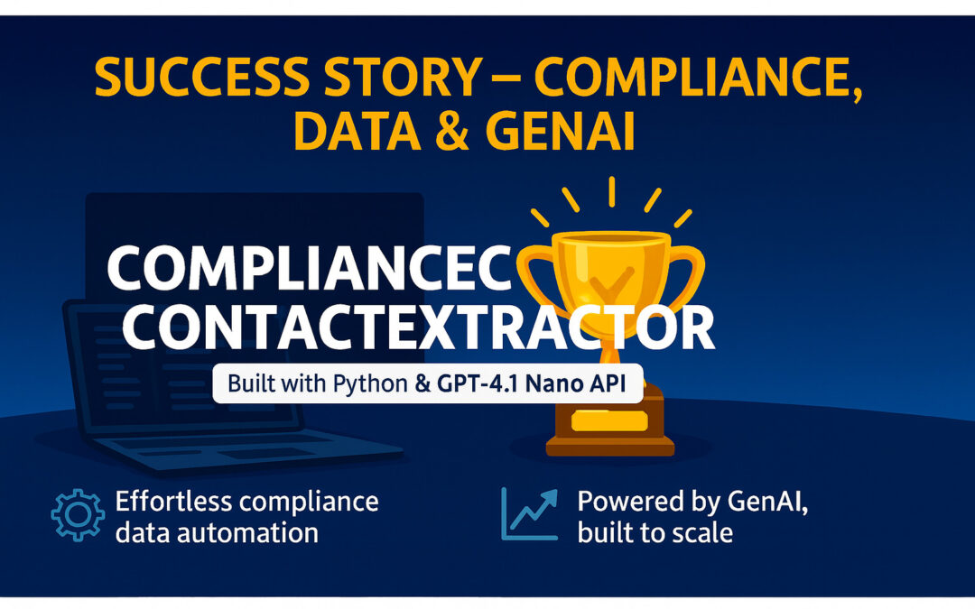 🚀🌟 Just launched the ComplianceContactExtractor! 🌟🚀
